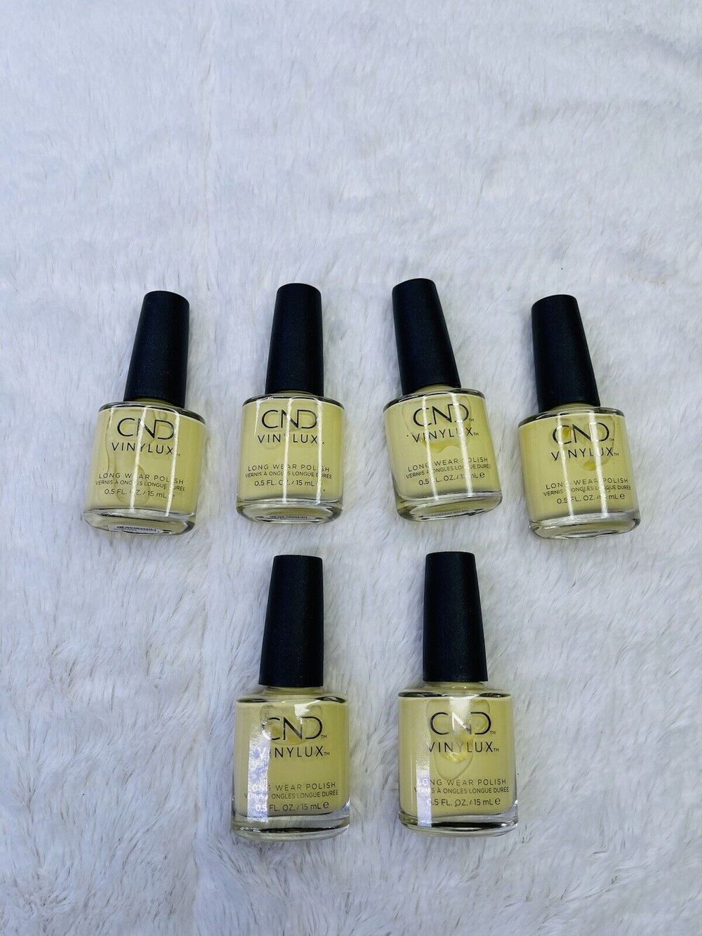 CND Vinylux Long Wear Nail Polish Yellow 6Pk Bundle Set